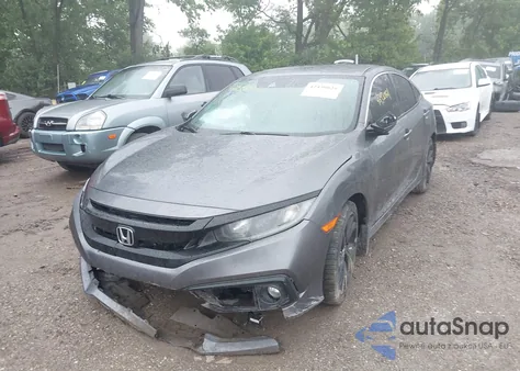 2019 Honda Civic Sport z USA, uszkodzony, nr VIN 2HGFC2F88KH591589